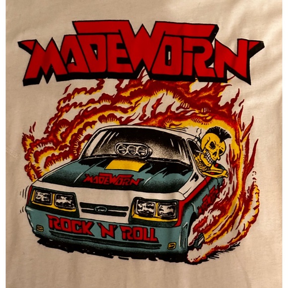 MadeWorn Rock n’ Roll T-Shirt With Bag. Size XS - Picture 3 of 8